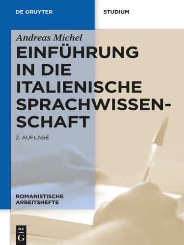 Einführung in die italienische Sprachwissenschaft