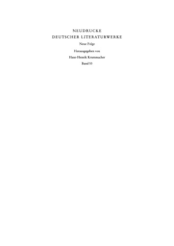 Werke und Korrespondenz. Band 9 Der Briefwechsel zwischen Sigmund von Birken und Georg Philipp Harsdörffer, Johann Rist, Justus Georg Schottelius, Johann Wilhelm von Stubenberg und Gottlieb von Windischgrätz: Frühe Briefwechsel