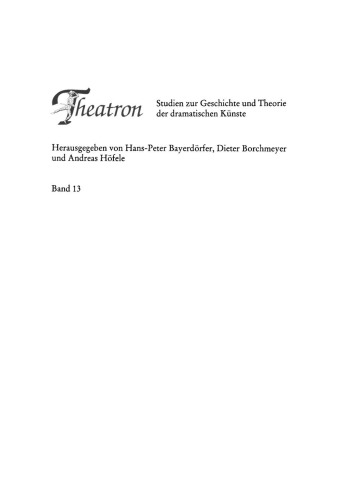 Theater im postkolonialen Zeitalter: Studien zum Theatersynkretismus im englischsprachigen Raum