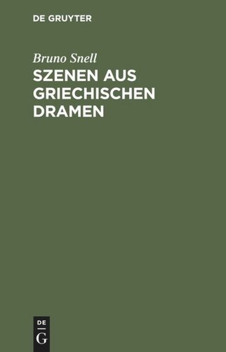 Szenen aus griechischen Dramen