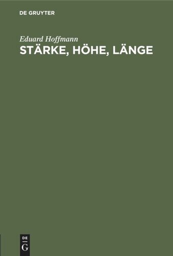 Stärke, Höhe, Länge: Ein Beitrag zur Physiologie der Akzentuation mit spezieller Berücksichtigung des Deutschen