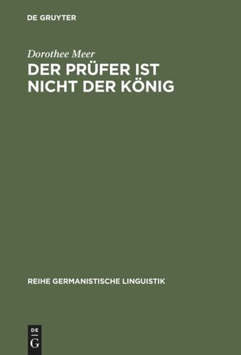 Der Prüfer ist nicht der König: Mündliche Abschlußprüfungen in der Hochschule