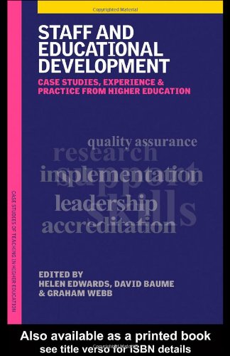 Staff and Educational Development: Case Studies, Experience and Practice