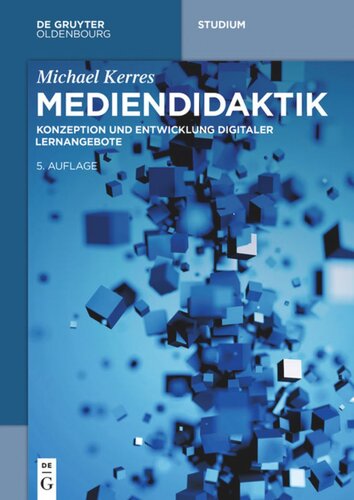 Mediendidaktik: Konzeption und Entwicklung digitaler Lernangebote