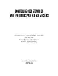 Controlling Cost Growth of NASA Earth and Space Science Missions