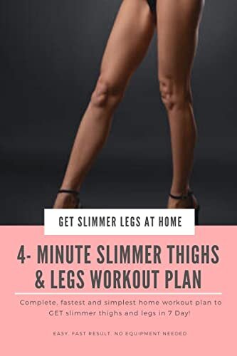 SLIMMER THIGHS in 7 days (tone leg muscles)! Complete, Fast and Easy Thigh and Leg Workout 4 Mins a day (No Equipment needed)