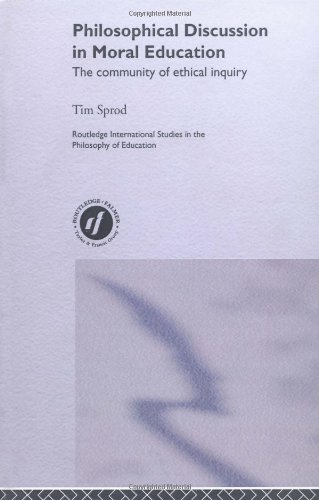 Philosophical Discussion in Moral Education: The Community of Ethical Inquiry