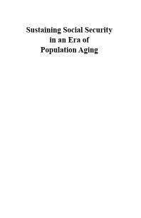 Sustaining Social Security in an Era of Population Aging