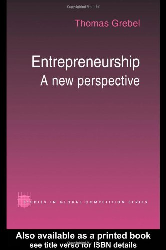Entrepreneurship: A New Perspective
