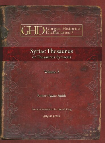Syriac Thesaurus: Thesaurus Syriacus
