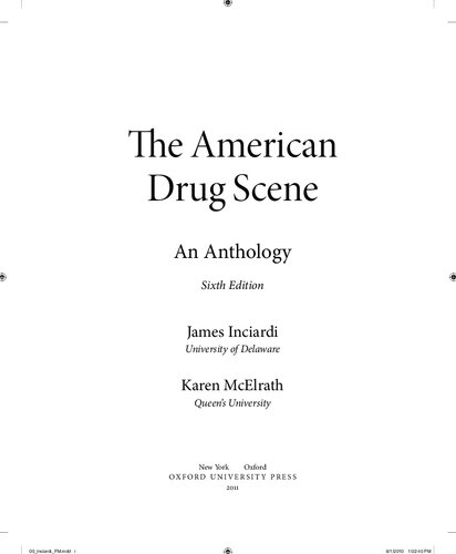 The American Drug Scene: An Anthology