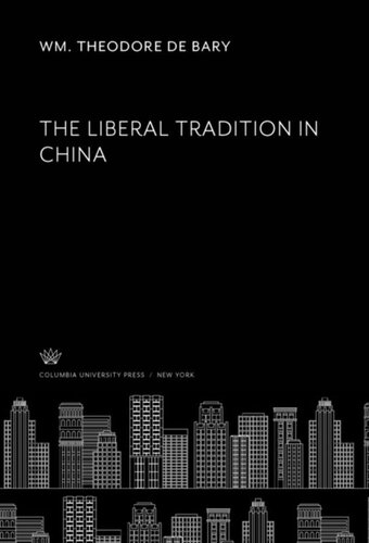 The Liberal Tradition in China