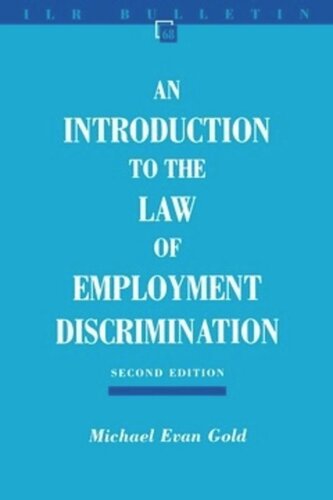 Introduction to the Law of Employment Discrimination