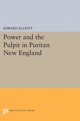 Power and the Pulpit in Puritan New England