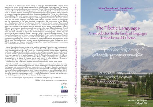 Tibetic Languages. An introduction to the family of languages derived from Old Tibetan