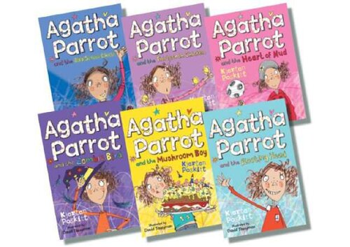 All six 6 agatha parrot book complete series including zombie bird children's books