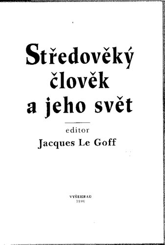 Středověký člověk a jeho svět