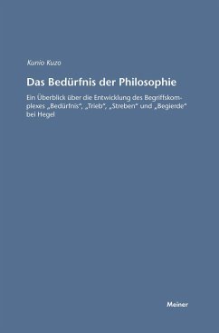 Das Bedürfnis der Philosophie
