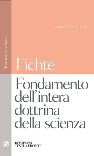 Fondamento dell'intera Dottrina della Scienza