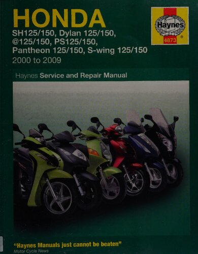 Haynes Honda 125 Scooters Service and Repair Manual 2000-2010
