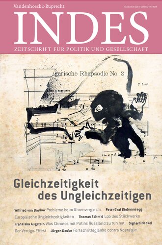 Gleichzeitigkeit des Ungleichzeitigen: INDES - Sonderheft