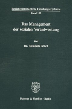 Das Management der sozialen Verantwortung