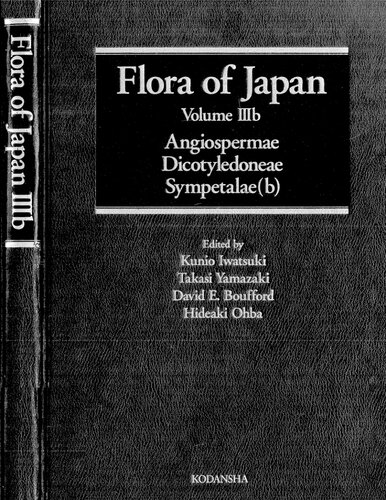 Flora of Japan Vol. 3 Angiospermae - Dicotyledoneae: Sympetalae /(B)