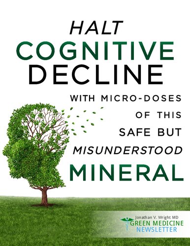 Halt Cognitive Decline with Lithium