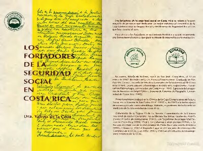 Los forjadores de la seguridad social en Costa Rica