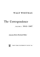 The Correspondence, Vol. 1: 1842-1867
