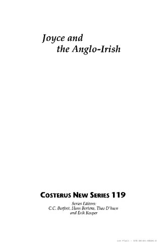 Joyce and the Anglo-Irish