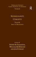 Volume 15, Tome III: Kierkegaard's Concepts: Envy to Incognito