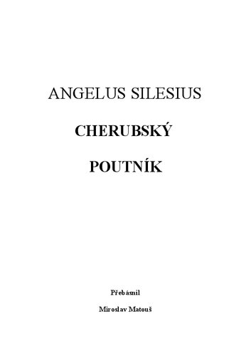 Cherubský poutník