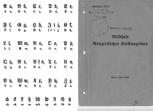 Bildheft neuzeitlicher Stellungsbau