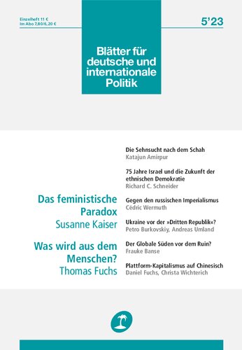 Die Blätter für deutsche und internationale Politik