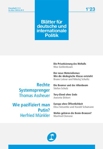 Die Blätter für deutsche und internationale Politik