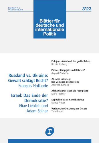 Die Blätter für deutsche und internationale Politik