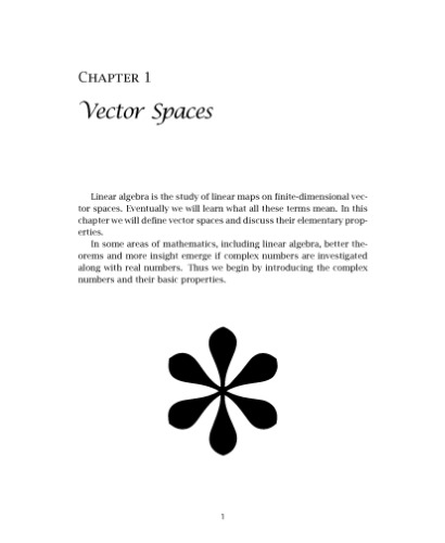 Linear Algebra Done Right