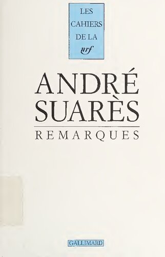 Remarques