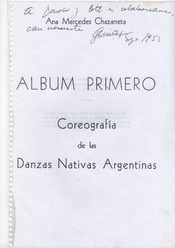 Coreografía de las Danzas Nativas Argentinas