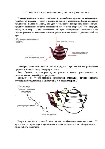 Учимся рисовать.