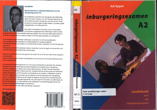 Inburgeringsexamen A2: Studieboek voor het inburgeringsexamen