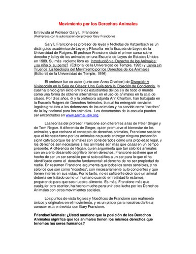 Movimiento por los derechos animales