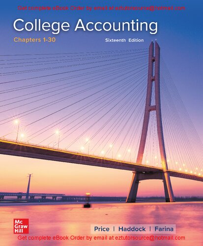 College Accounting Chapters 1-30