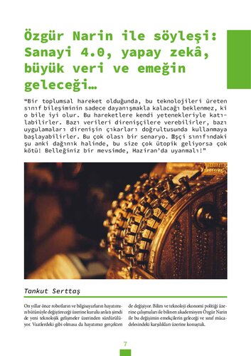Yapay Zeka, Veri, Sanayi 4.0: Sendika.org Soylesisi