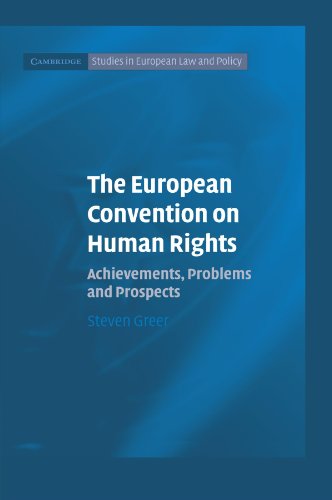 The European Convention on Human Rights: Achievements, Problems and Prospects