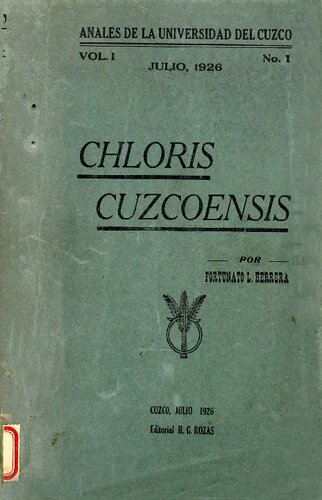 Chloris cuzcoensis