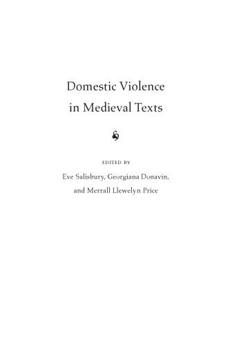 Domestic Violence in Medieval Texts