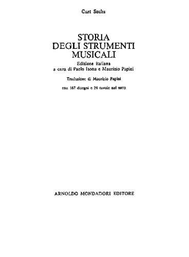 Storia degli strumenti musicali
