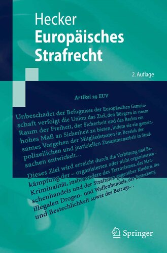 Europäisches Strafrecht (Springer-Lehrbuch) (German Edition)
